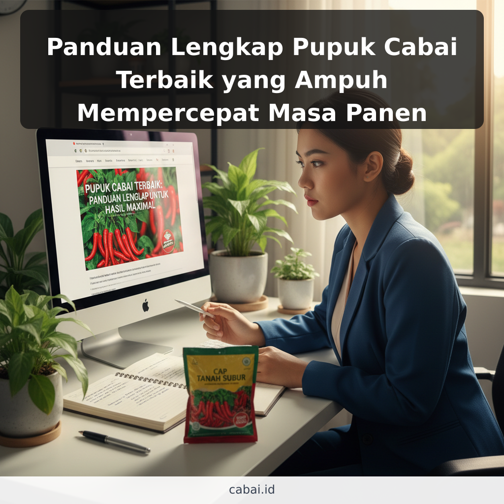 Panduan Lengkap Pupuk Cabai Terbaik yang Ampuh Mempercepat Masa Panen