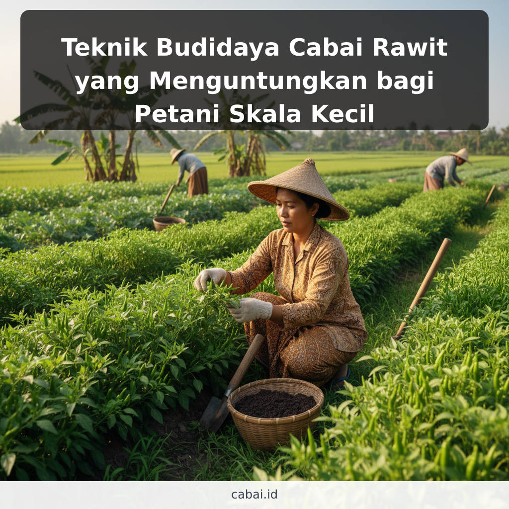 Teknik Budidaya Cabai Rawit yang Menguntungkan bagi Petani Skala Kecil