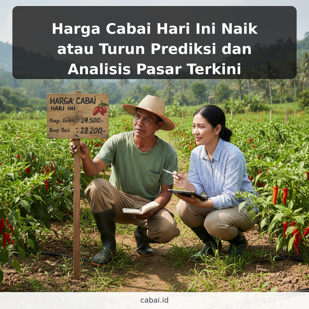 Harga Cabai Hari Ini Naik atau Turun Prediksi dan Analisis Pasar Terkini