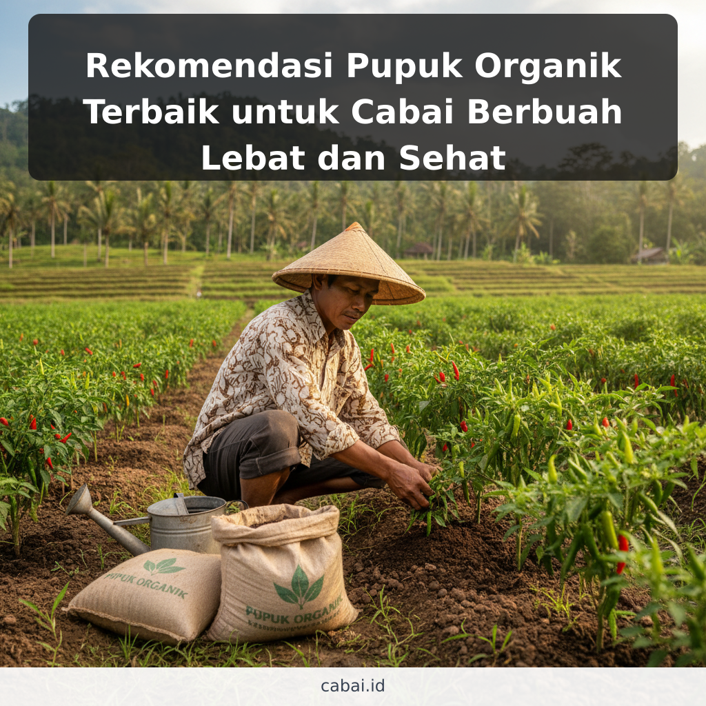 Rekomendasi Pupuk Organik Terbaik untuk Cabai Berbuah Lebat dan Sehat