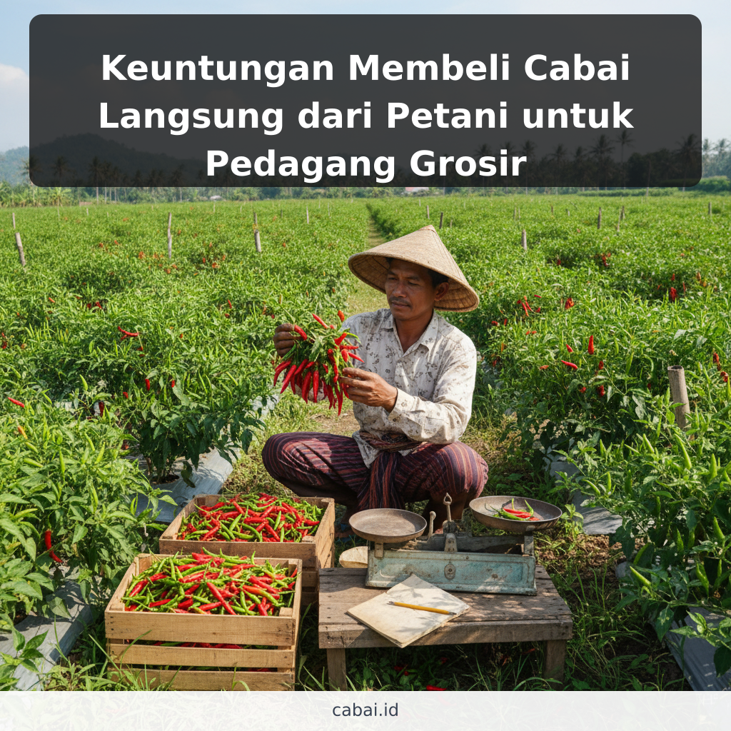 Keuntungan Membeli Cabai Langsung dari Petani untuk Pedagang Grosir