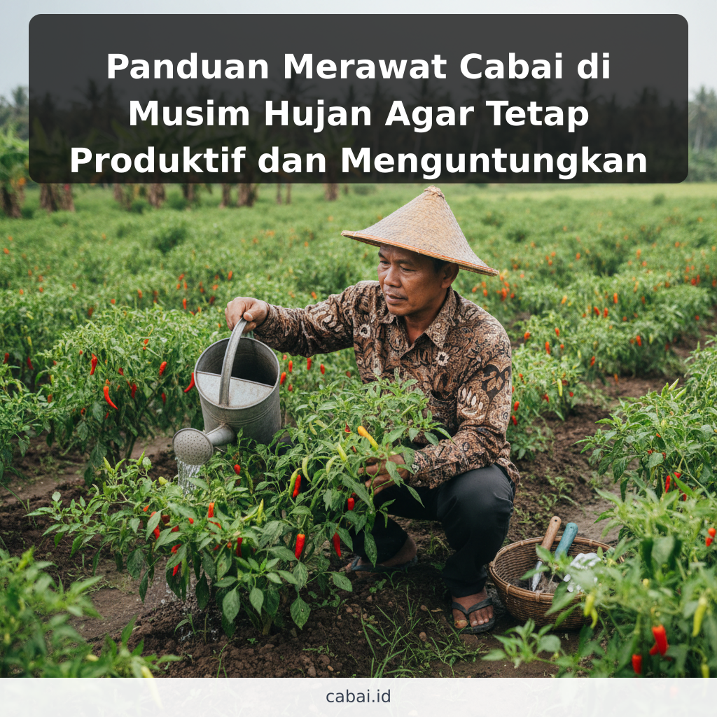 Panduan Merawat Cabai di Musim Hujan Agar Tetap Produktif dan Menguntungkan