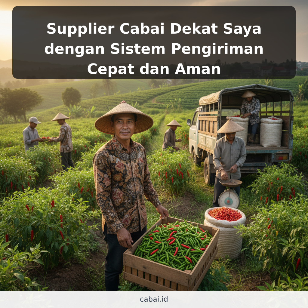 Supplier Cabai Dekat Saya dengan Sistem Pengiriman Cepat dan Aman